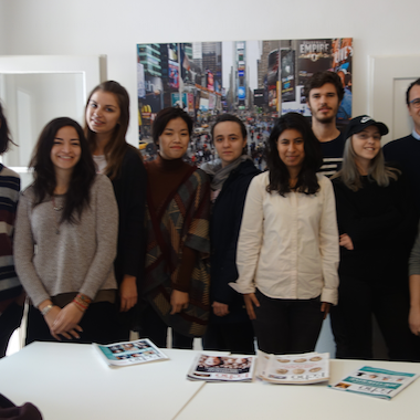 BA students visit Echo magazine