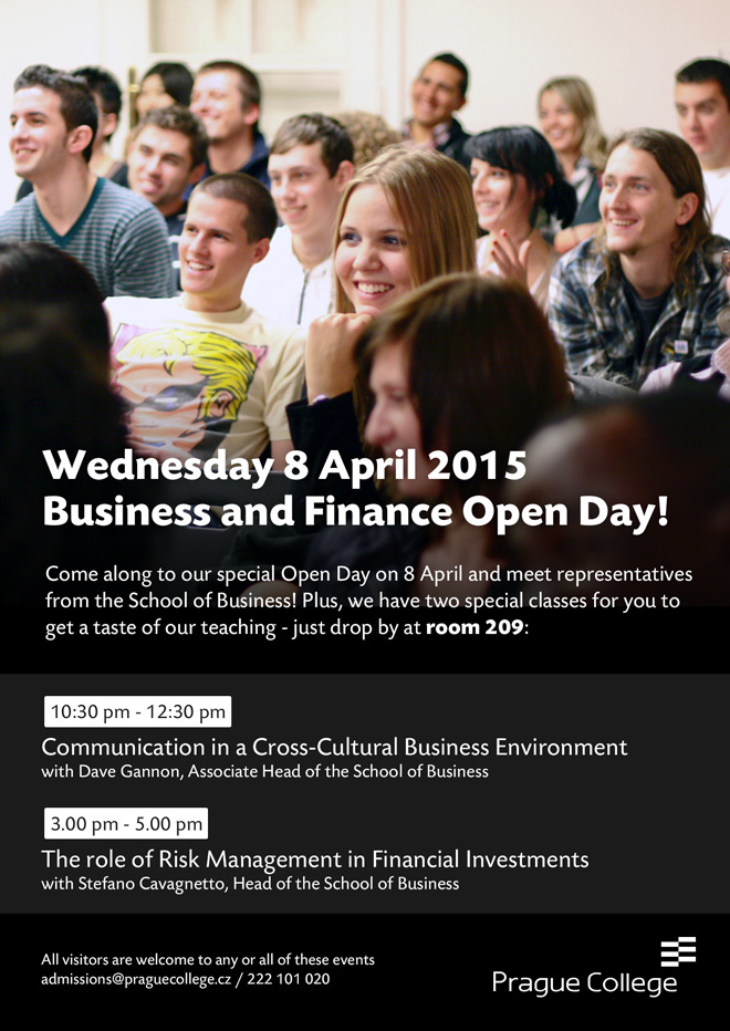 Special Business and Finance Open Day