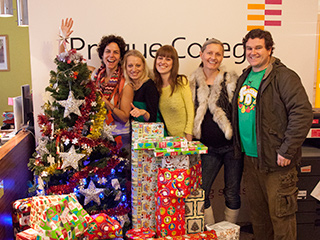 Prague College brings Christmas cheer to local orphanage