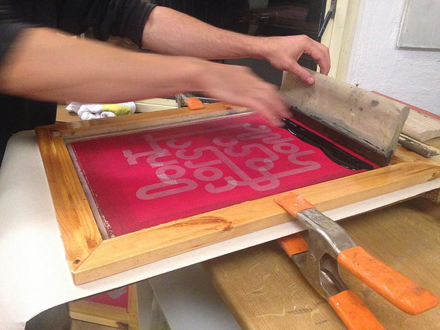 Screenprinting workshop with DIY Praha