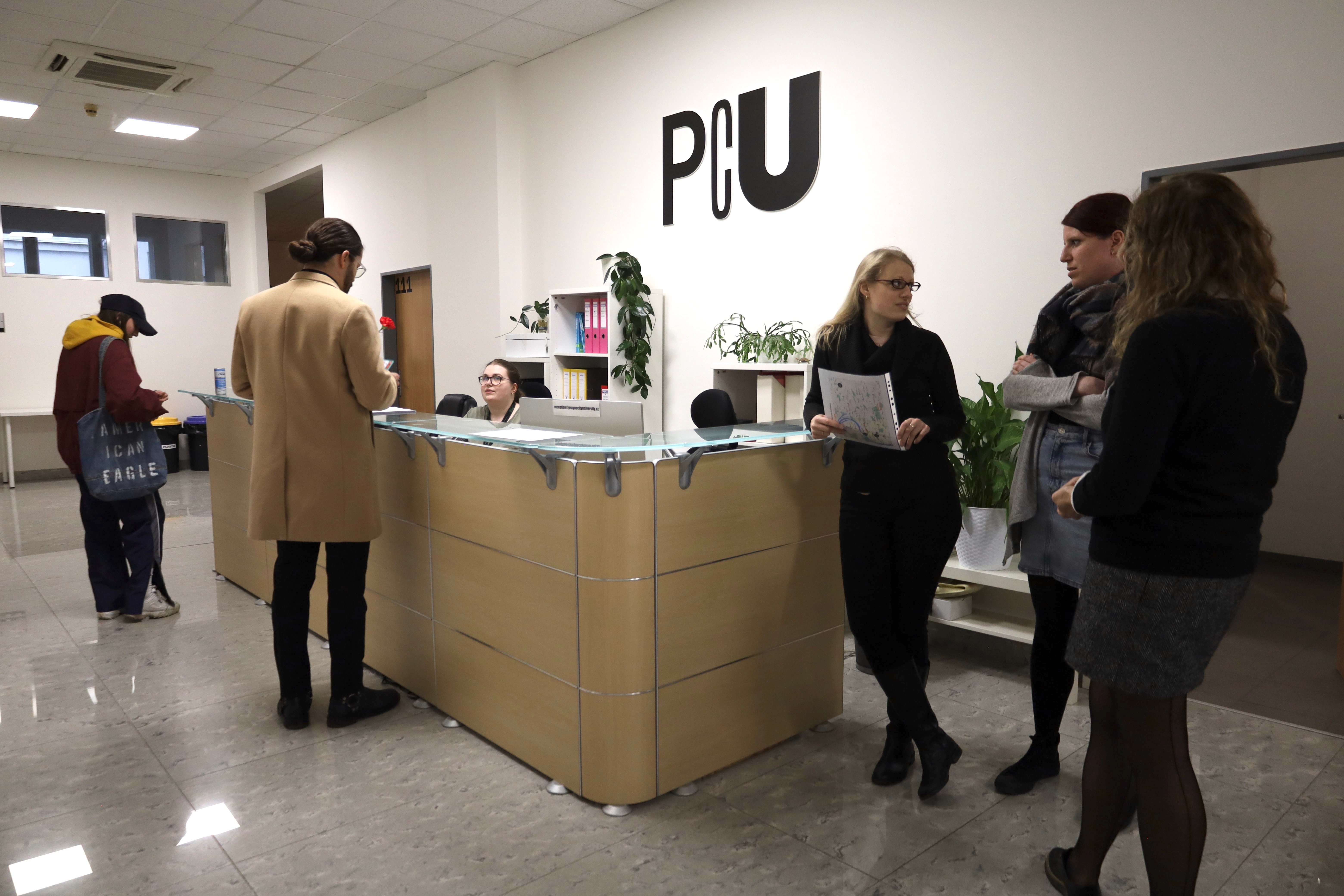 PCU City Centre Campus Hybernska Reception