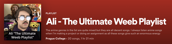 Playlist Ali - The Ultimate Weeb Playlist