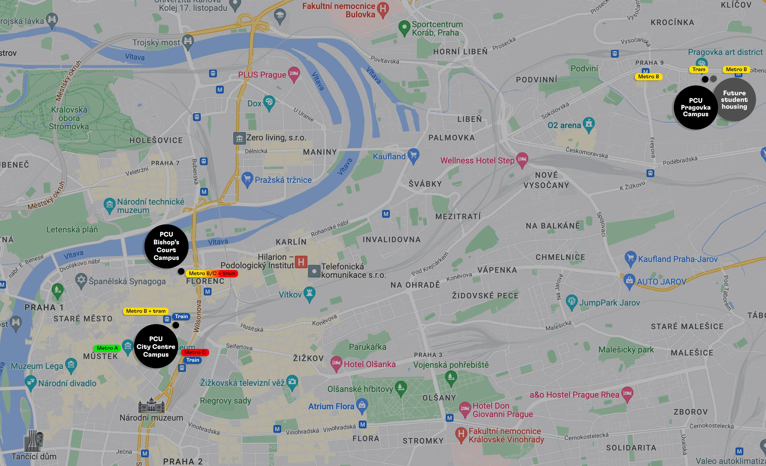 pcu-campuses-map