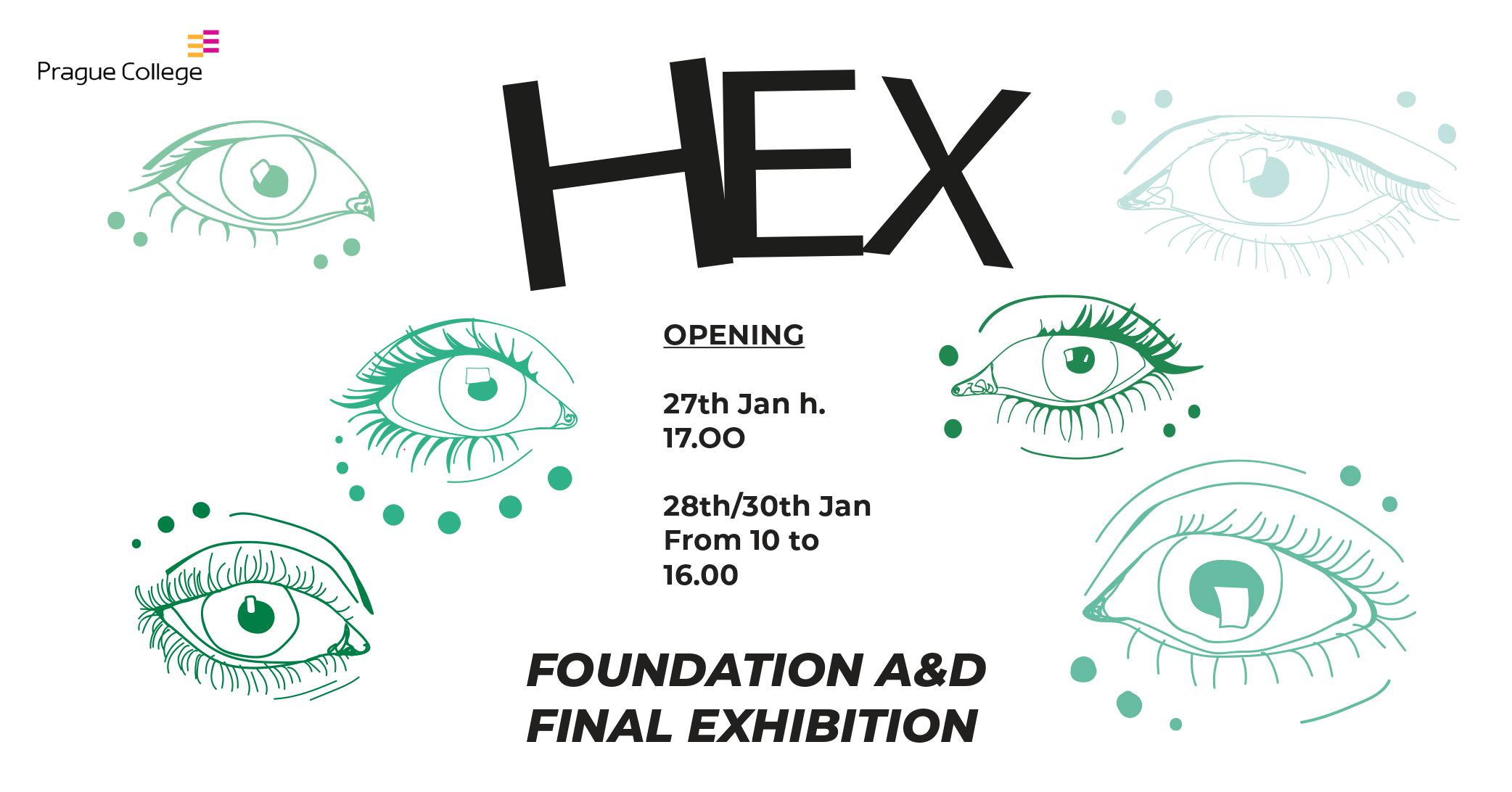 HEX - Foundation in Art & Design Exhibition 2020