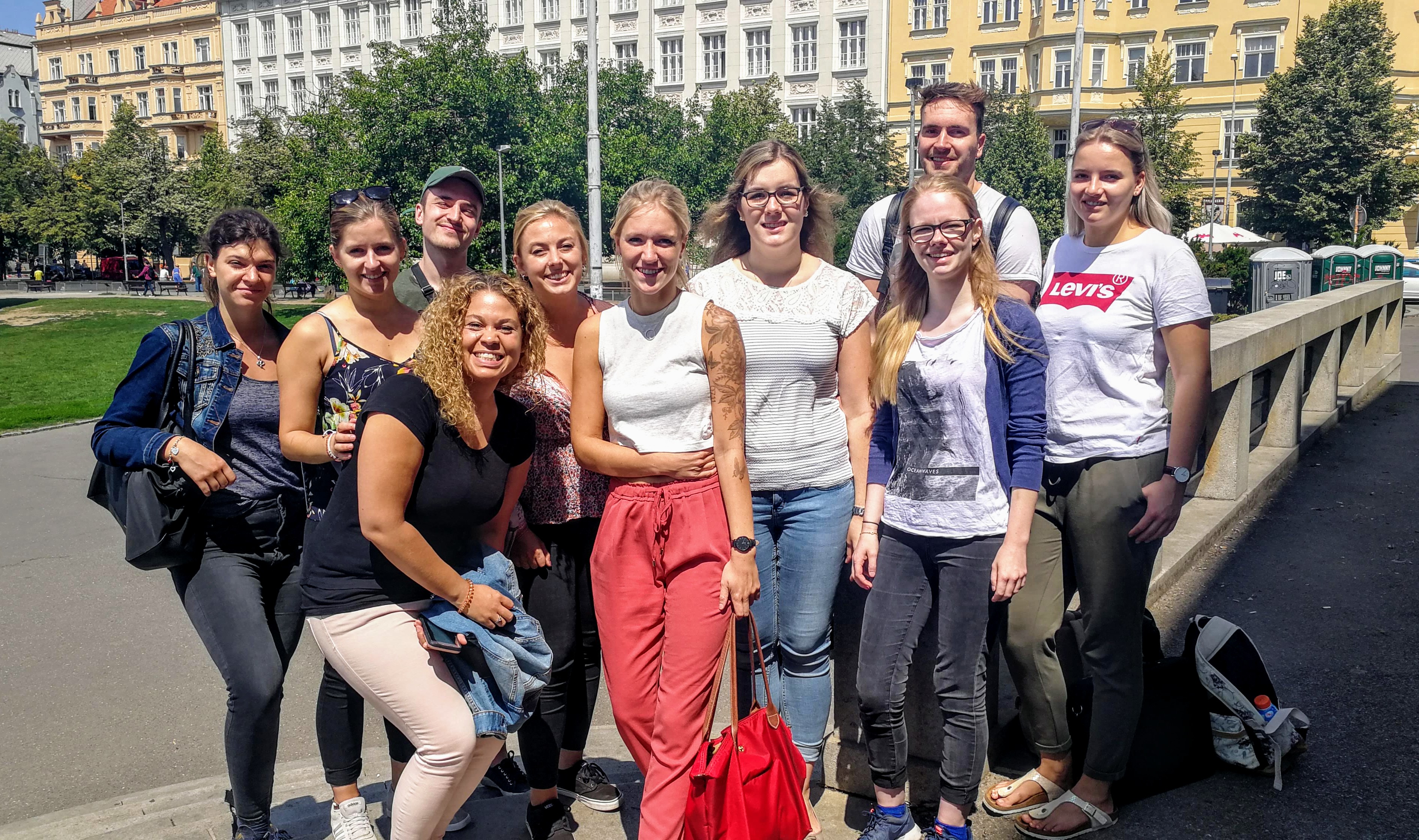 Hamburg students in Prague