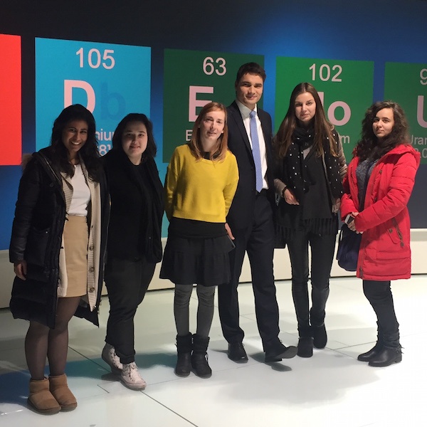 Student visit to Czech Television