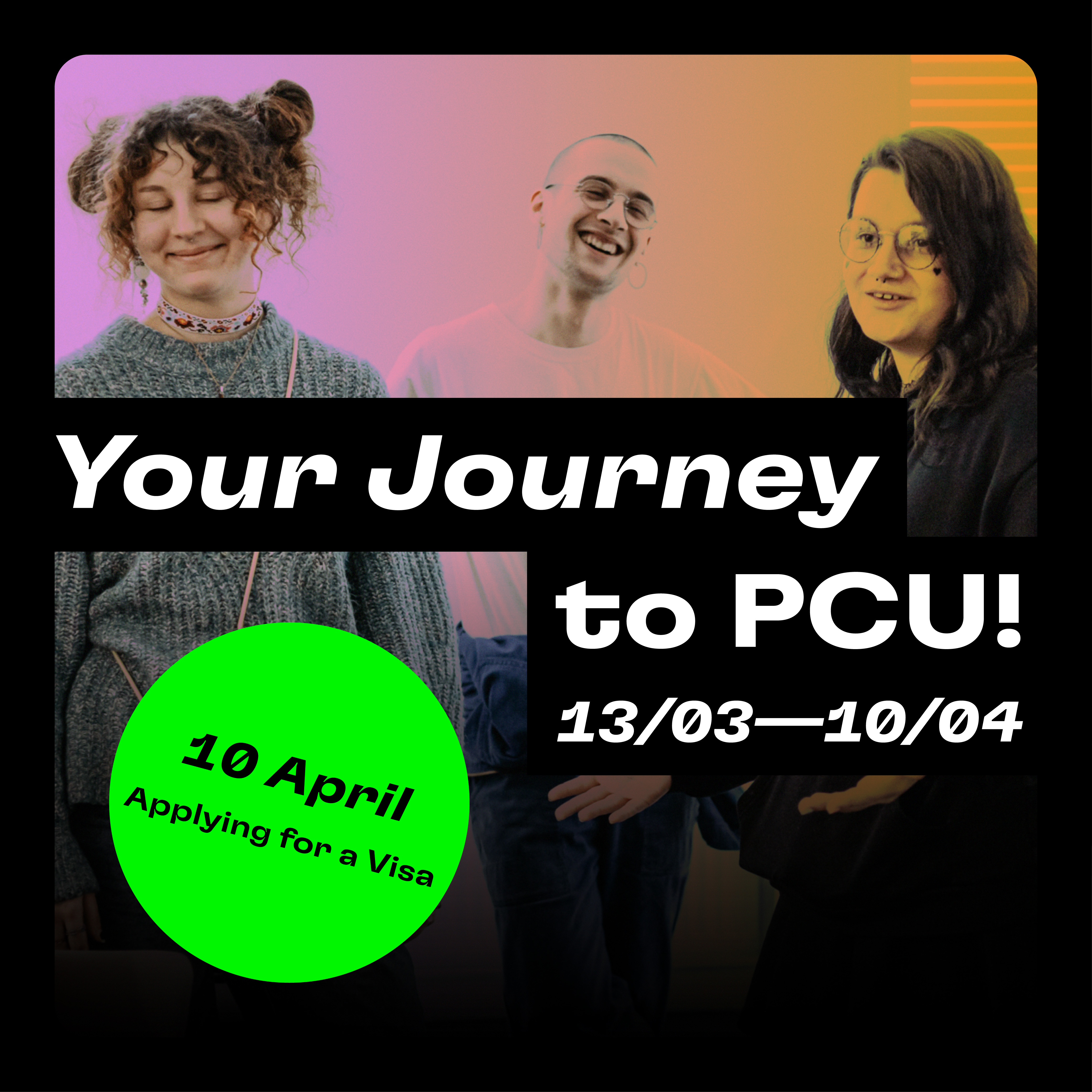 Your Journey to PCU! - 10.4.2024